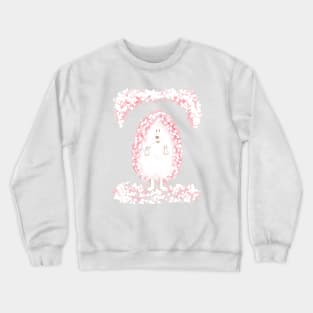 Cherry Blossom Hedgehog Sakura Japanese Kawaii Crewneck Sweatshirt